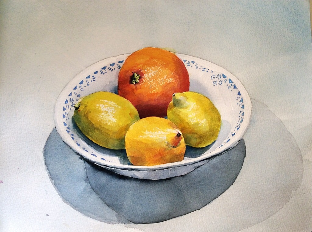 Fyra citrusfrukter